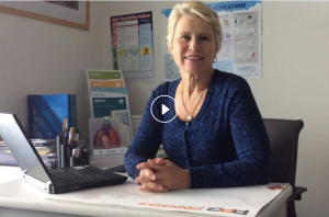 Video thumbnail image of a doctor at her desk.